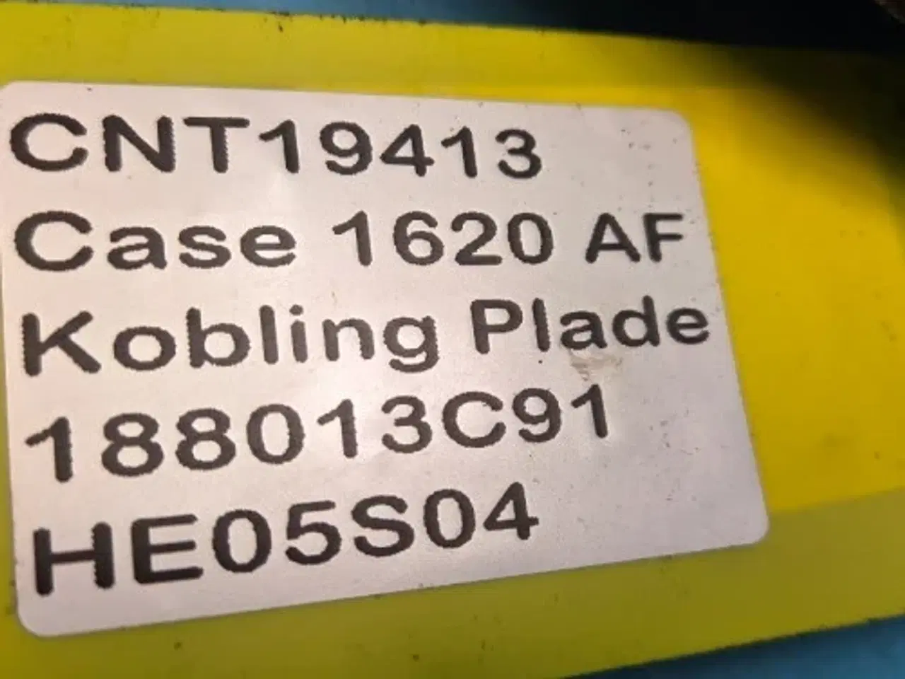 Billede 9 - Case 1620 Kobling Plade 188013C91