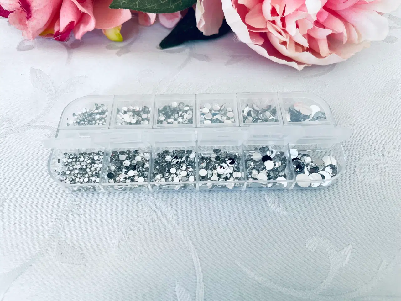 Billede 1 - Rhinsten + opbevarings æske 