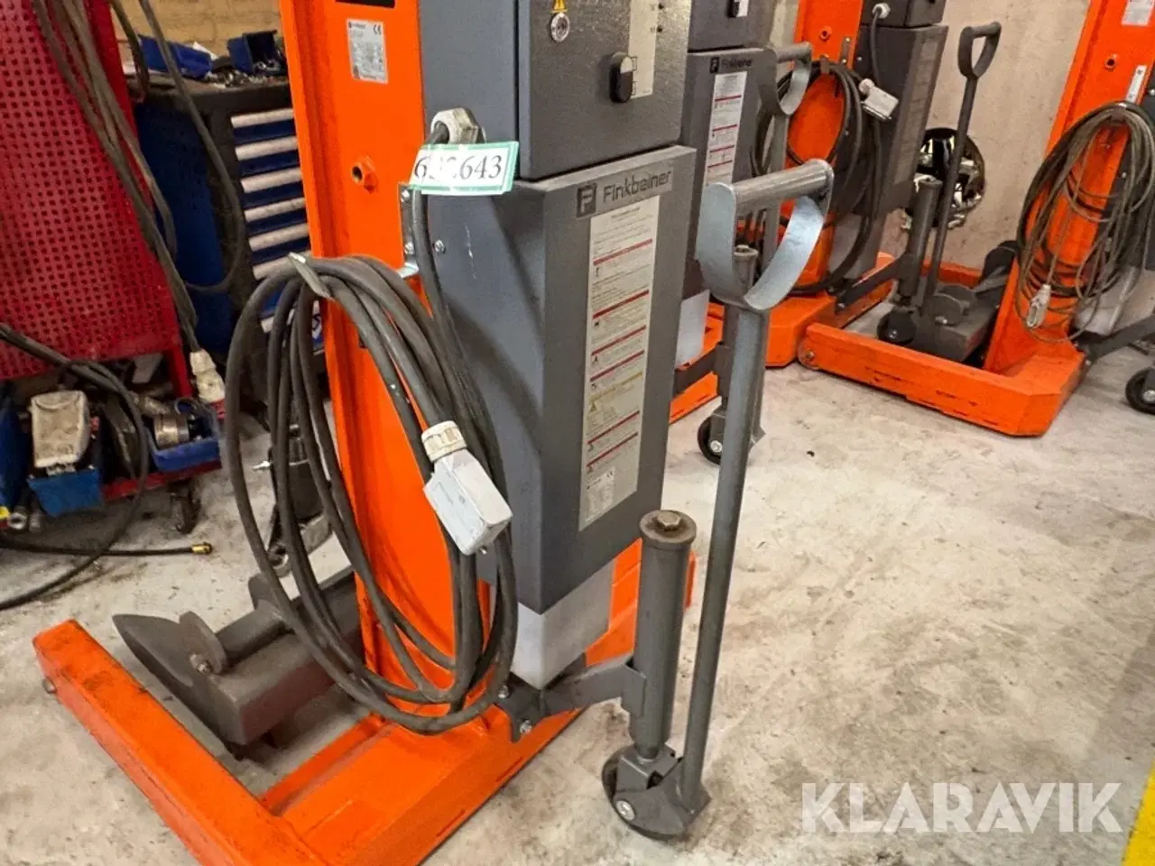 Billede 10 - Mobil søjleløftesystem 30 ton Finkbeiner EHB707V11 4 søjler
