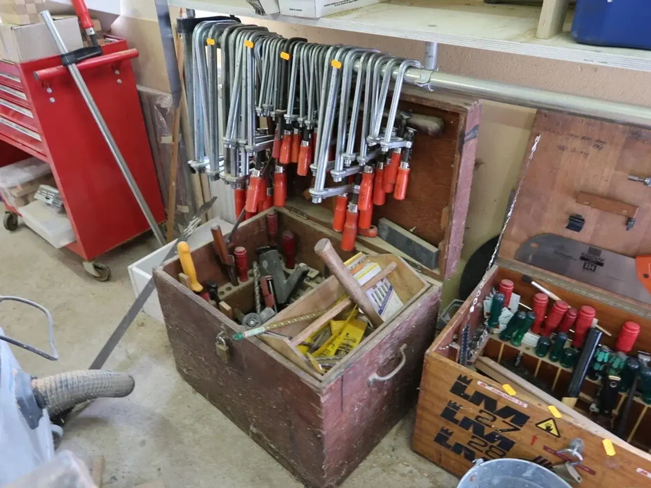 Billede 1 - Værktøjskasse med div. Værktøj