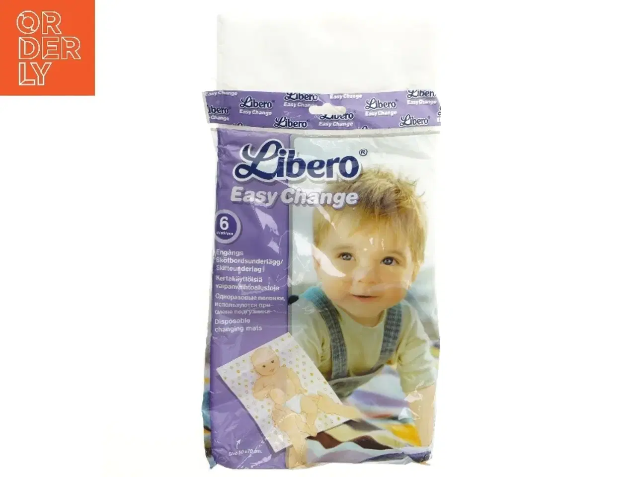 Billede 2 - Libero Easy Change engangs skifteunderlag fra Libero (str. 6 stk cm)
