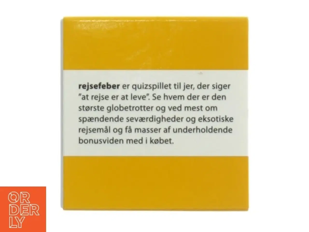 Billede 1 - Rejsequizspil - Rejsefeber Quickie (str. 7 x 7 cm)