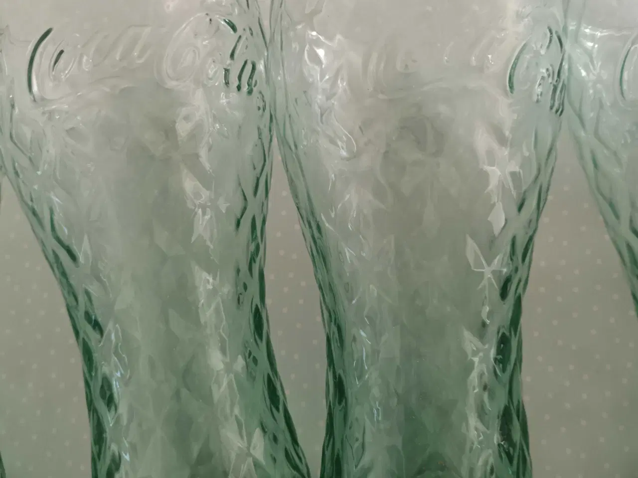 Billede 3 - 8 grønne Coca-Cola glas, 30cl