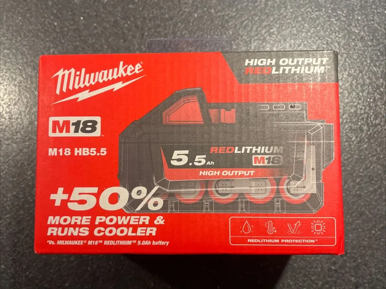 Billede 1 - Milwaukee M18 5.5Ah batteri