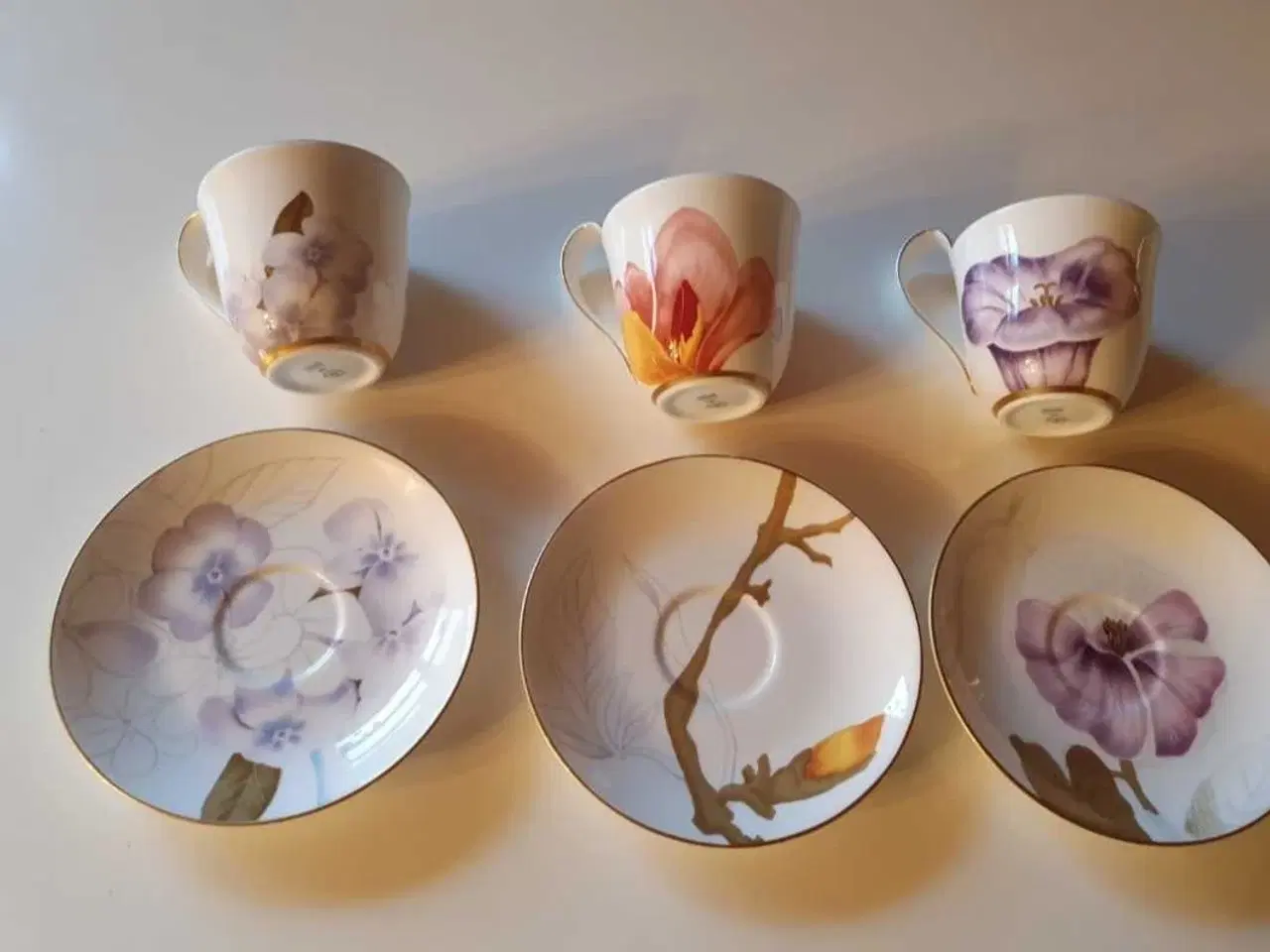 Billede 3 - Royal Copenhagen Flora danica Tekop med underkop 3