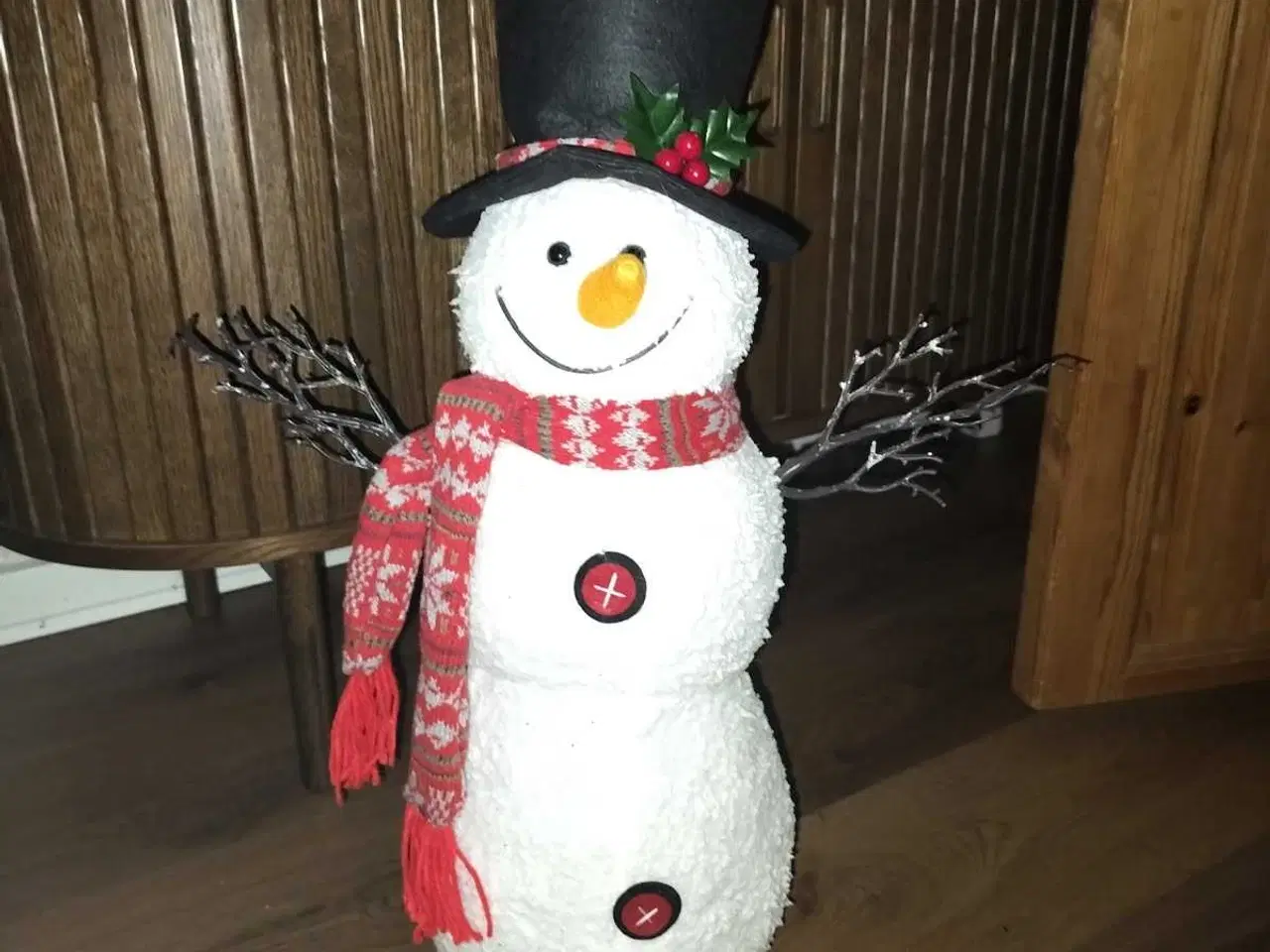 Billede 1 - Snemand med lys