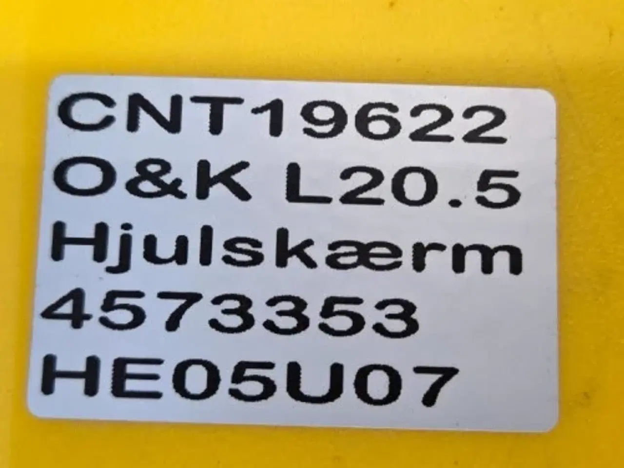 Billede 10 - O&K L20.5 Hjulskærm 4573353