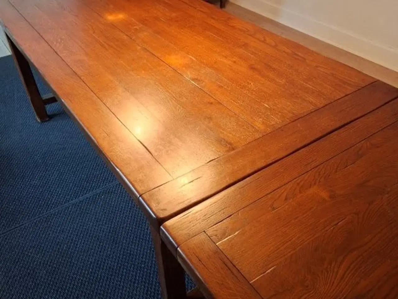 Billede 1 - Provence  langbord i  massiv eg.