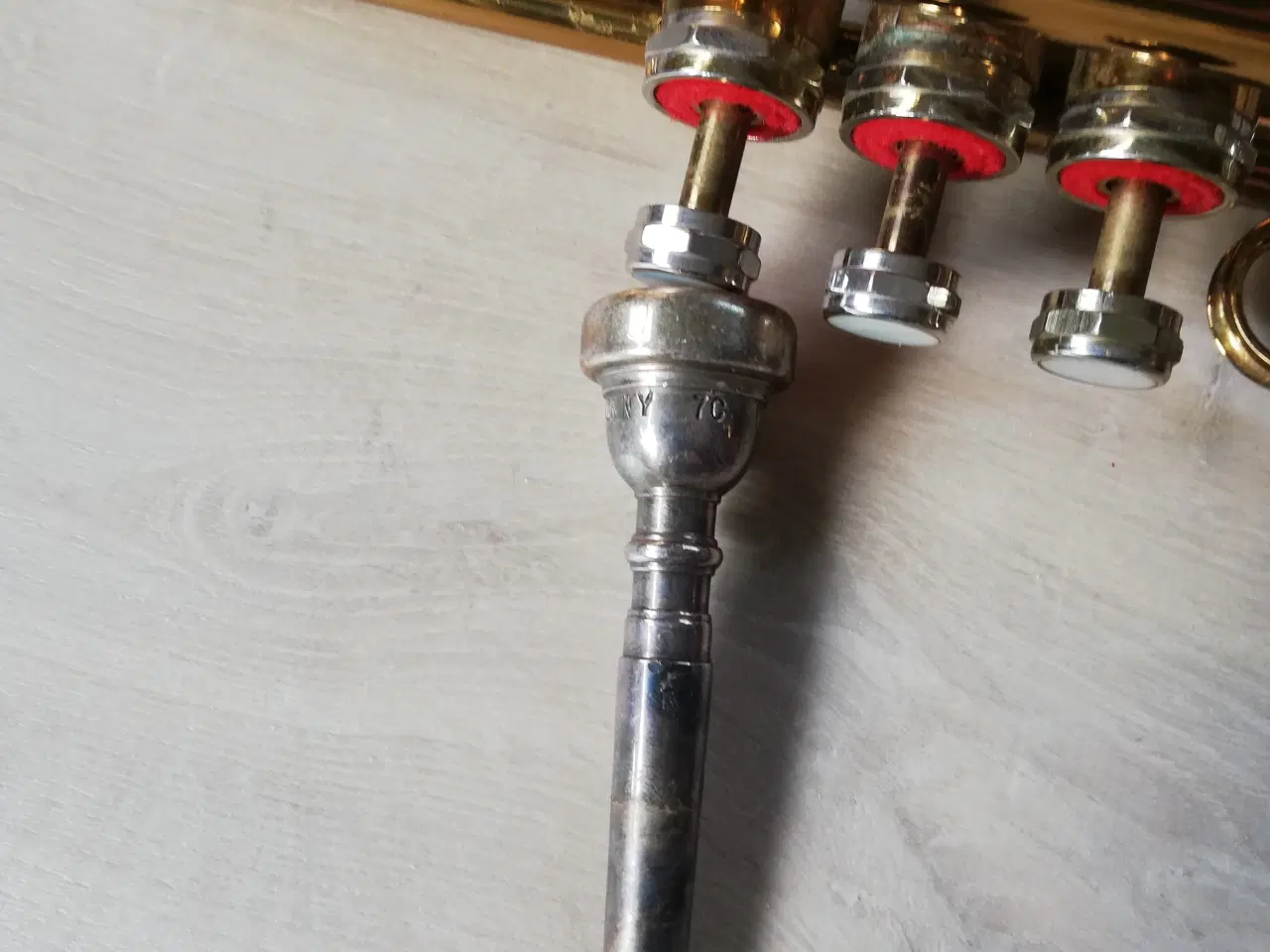 Billede 6 - Gammel Engelsk messing trompet