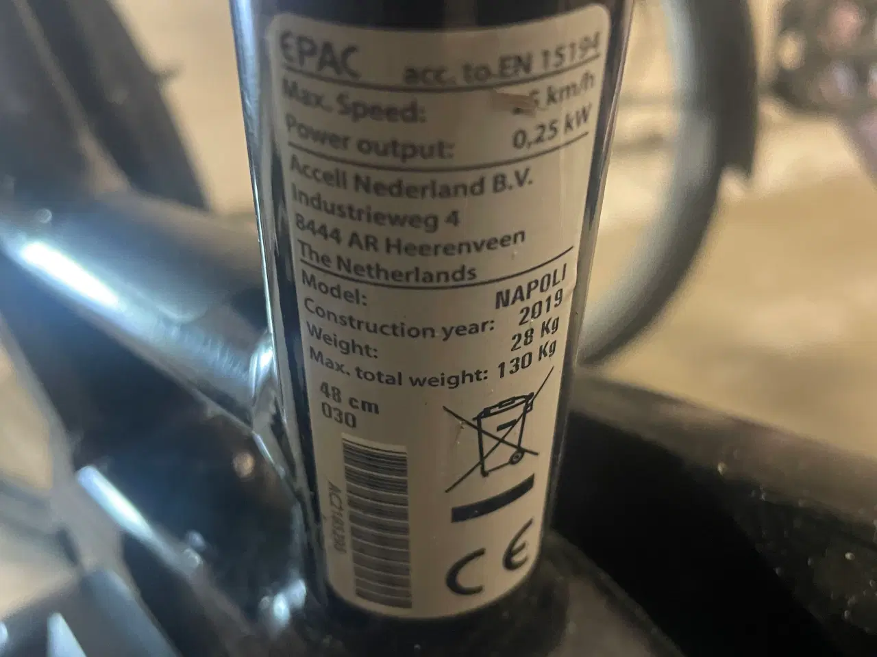 Billede 8 - Batavus Napoli 2019 Elcykel – Centermotor – 40-50 