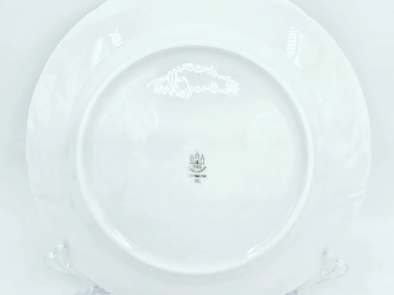 Billede 5 - Dickens Sommerfugl Middagstallerken Porcelæn 