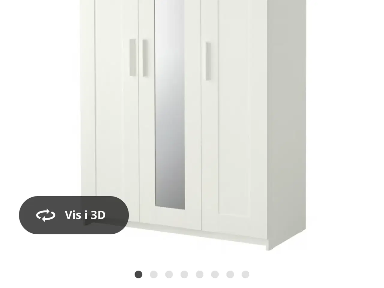 Billede 3 - Brimnes garderobeskab fra IKEA 