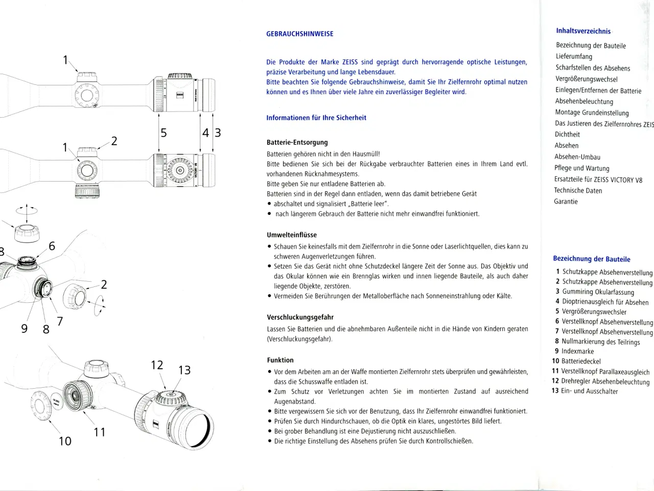 Billede 5 - Kikkertsigte  Zeiss Victory V8  2,8-20x56 ASV R60