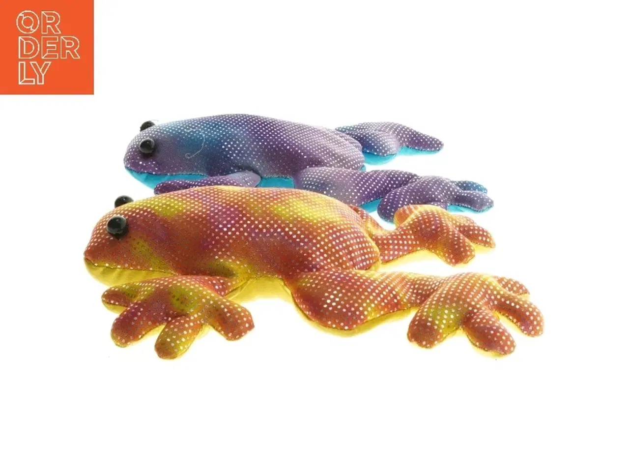 Billede 4 - Farverige frø tøjdyr (str. 17 cm)