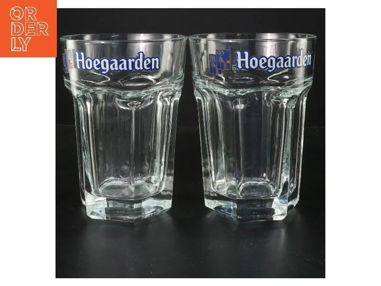 Billede 1 - Hoegaarden ølglas fra Hoegaarden (str. Ø 12 cm længde 16,5 cm)