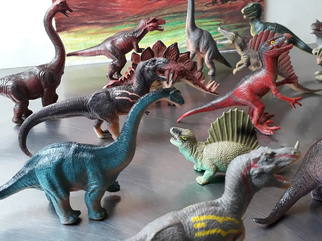 Billede 5 - Solgt / 20 Mellemstore Dinosaurer 