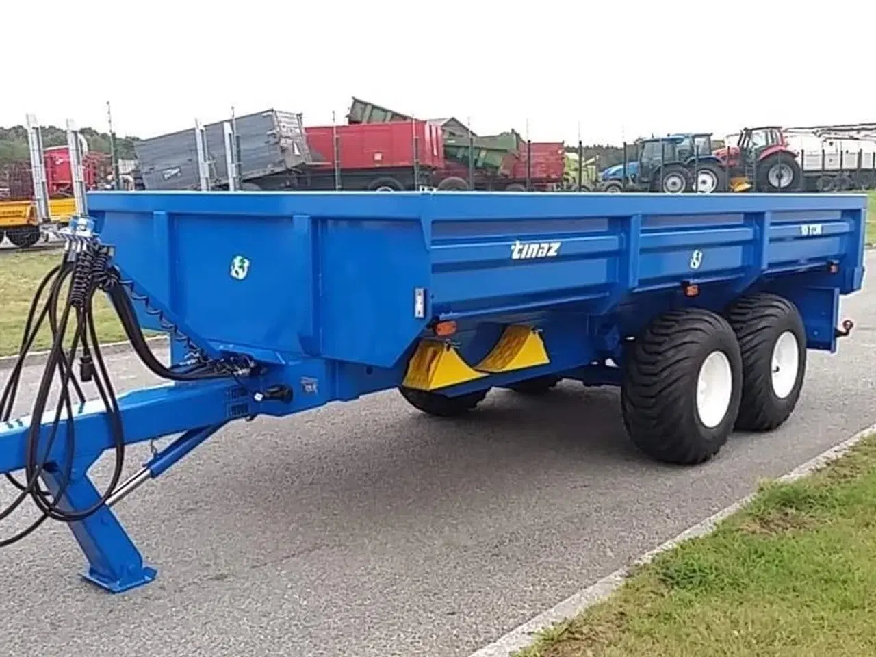 Billede 3 - Tinaz 10 tons dumpervogn forberedt til ramper
