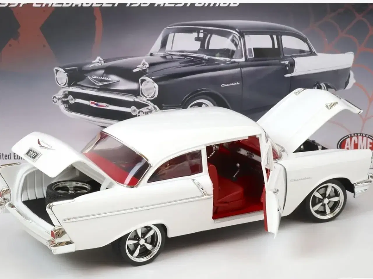 Billede 4 - 1:18 Chevrolet Bel Air 1957