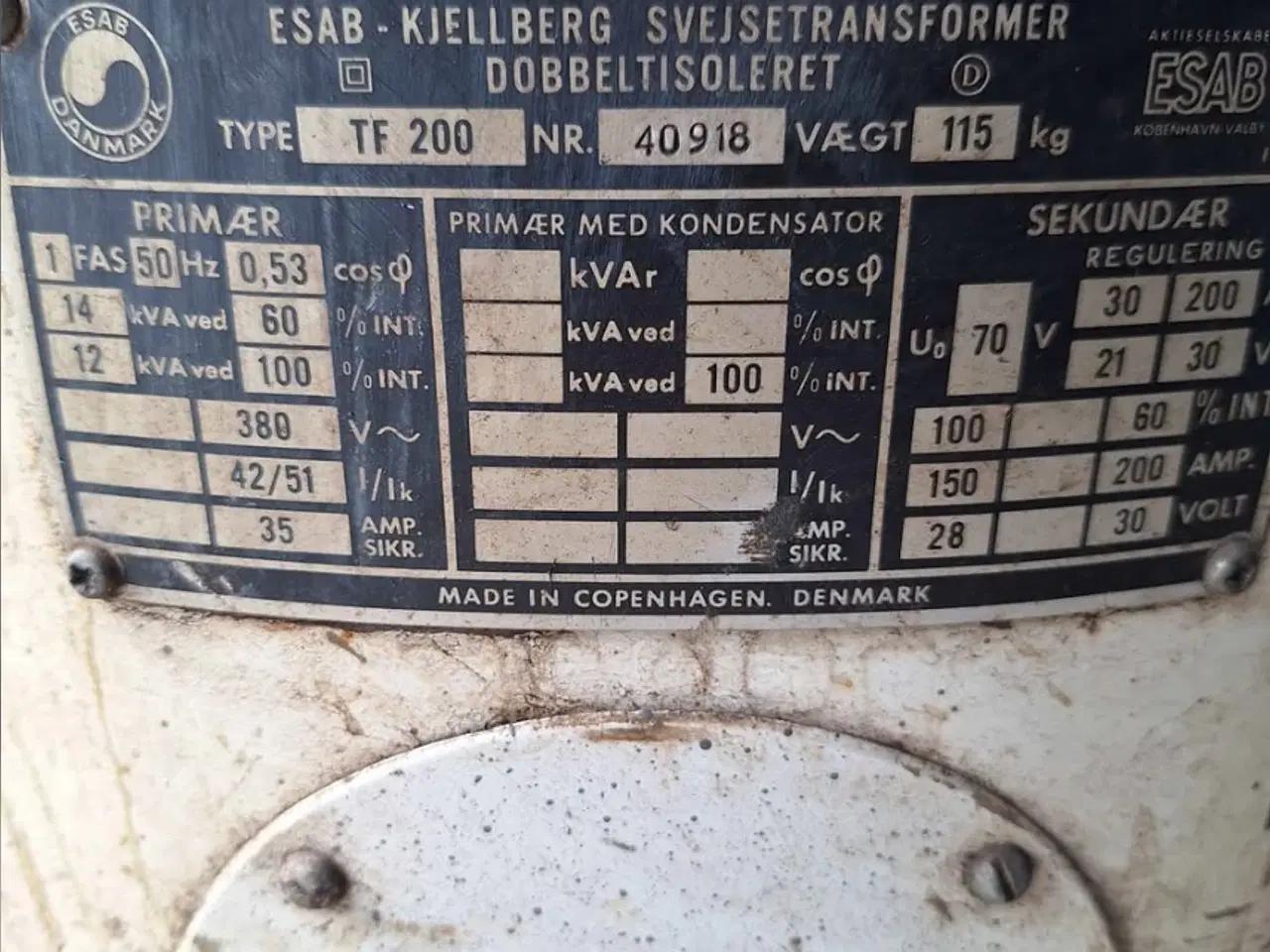 Billede 4 - Elektrodesvejser med mange elektroder