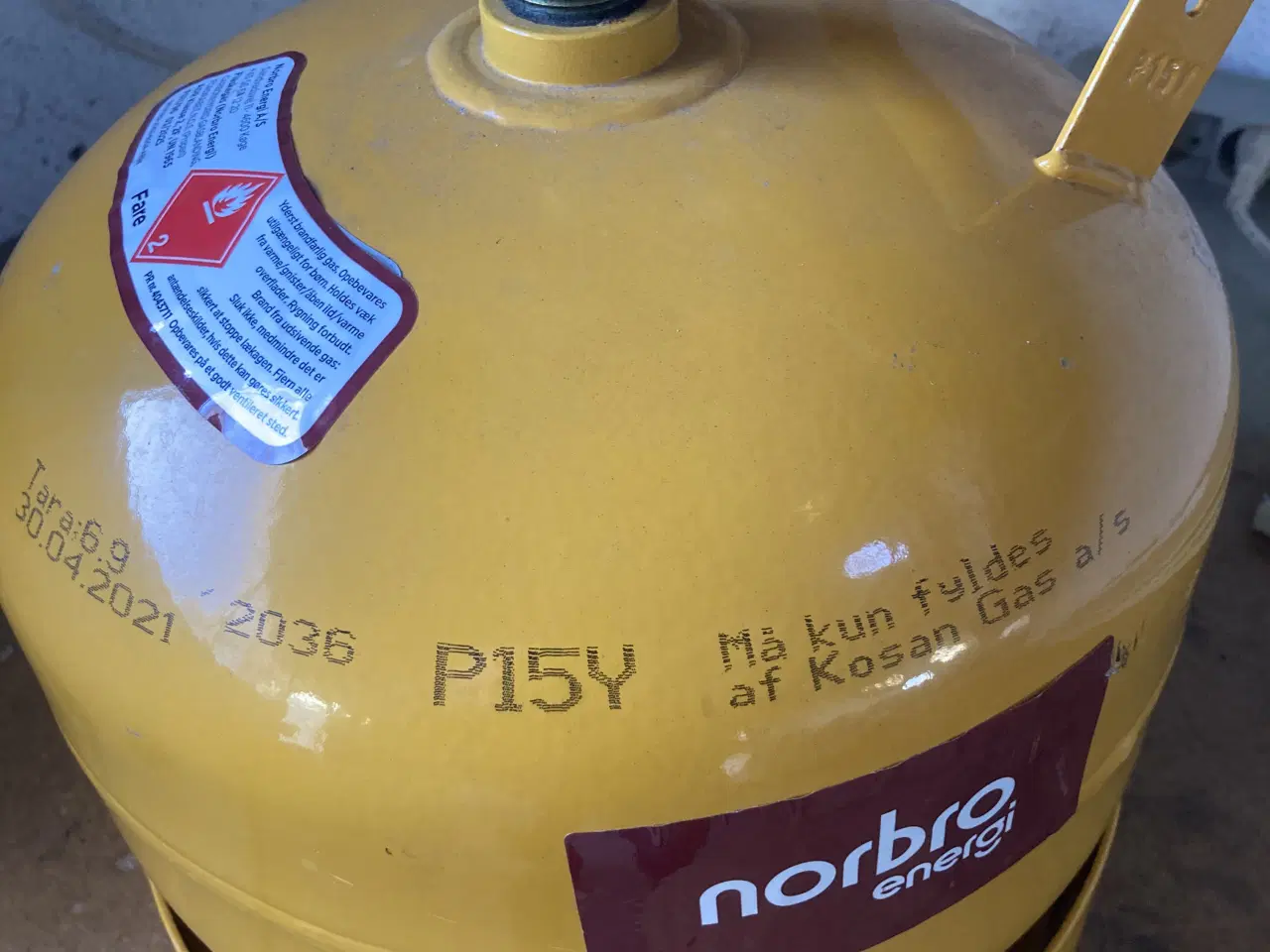 Billede 2 - Gasvarmeovn fra Lunex inklusiv tom 5 kg. gasflaske