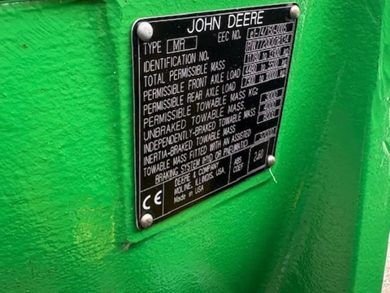 Billede 9 - John Deere 7720 EN EJER, KUN 3307 TIMER!!!