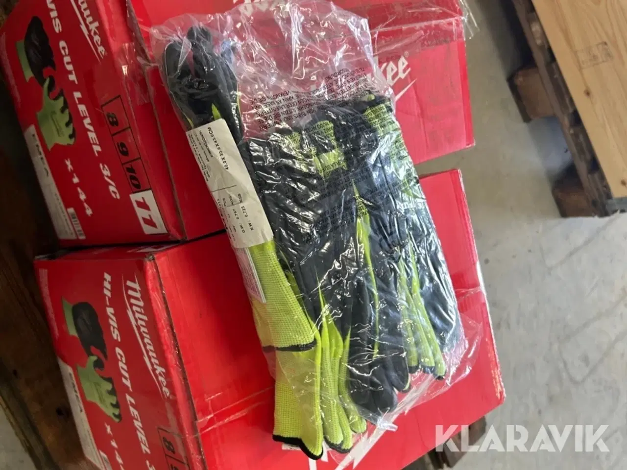 Billede 4 - Skærehandsker Millwaukee Hi-vis cut level 3/c 144 par