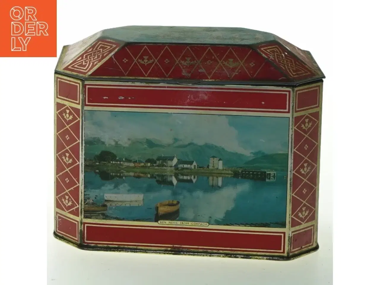 Billede 1 - Vintage Melrose's te dåse fra Melrose (str. 16x11x12 cm)