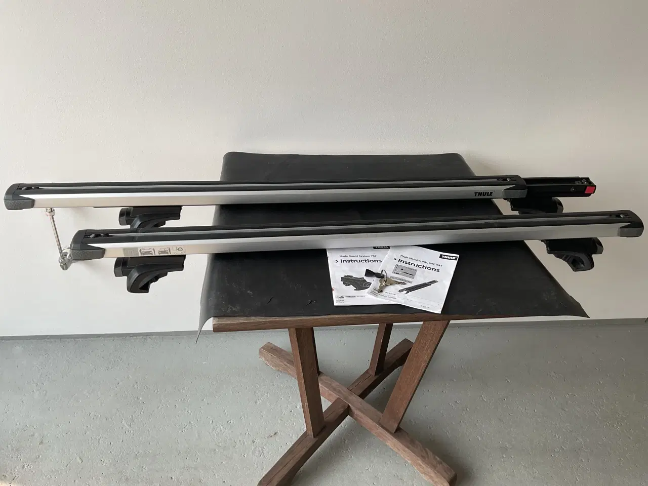 Billede 3 - Thule slidebar tagbøjlesystem i aluminium