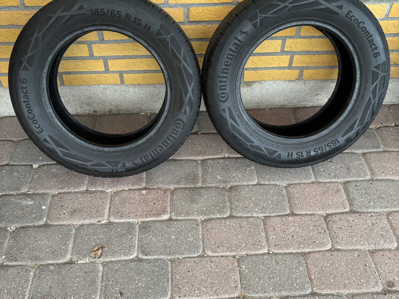 Billede 1 - 2 næsten nye Continental EcoConcact 6 sommerdæk