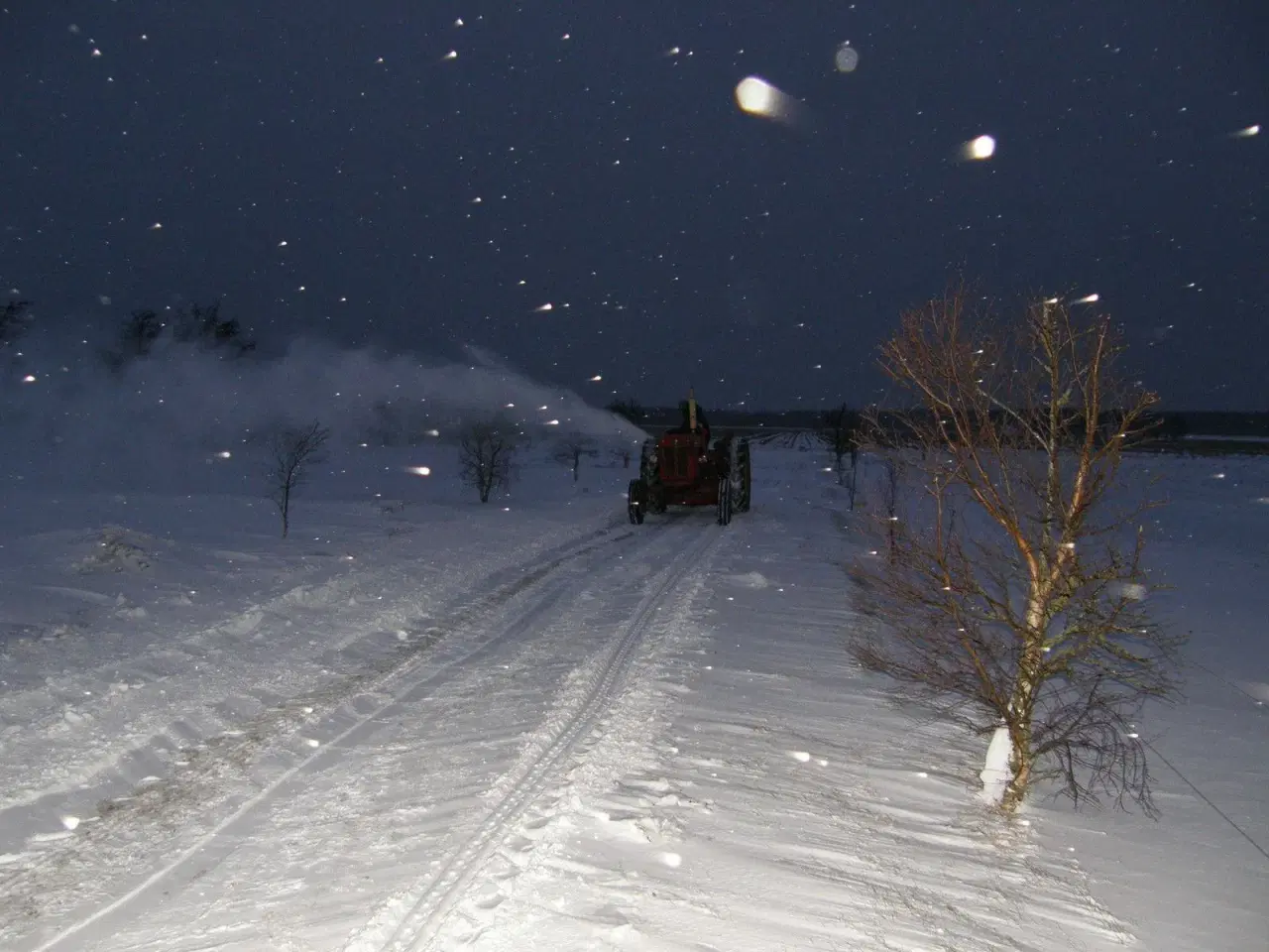 Billede 3 - Sneslynge til mindre traktor