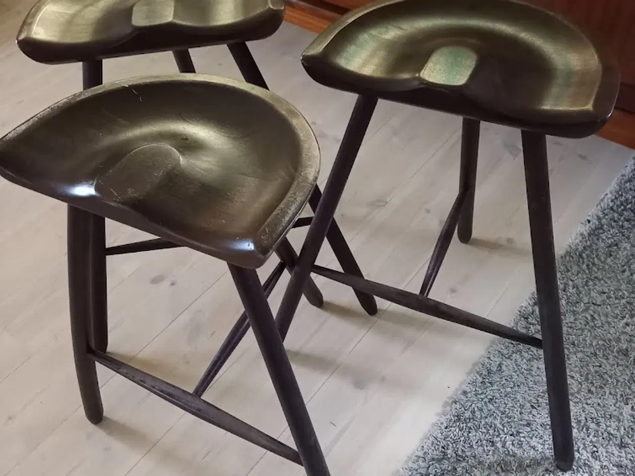 Billede 1 - Dansk produceret 3 stk barstole