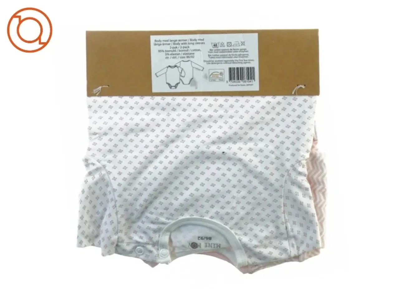 Billede 4 - 2 pak body med lange ærmer fra Mini Mow (str. 86)