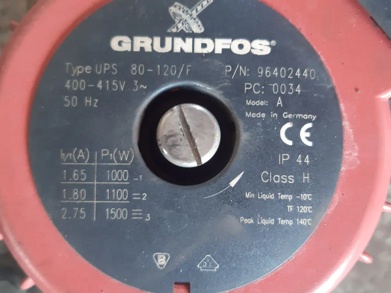 Billede 5 - Stor Grundfos cirkulationspumpe 