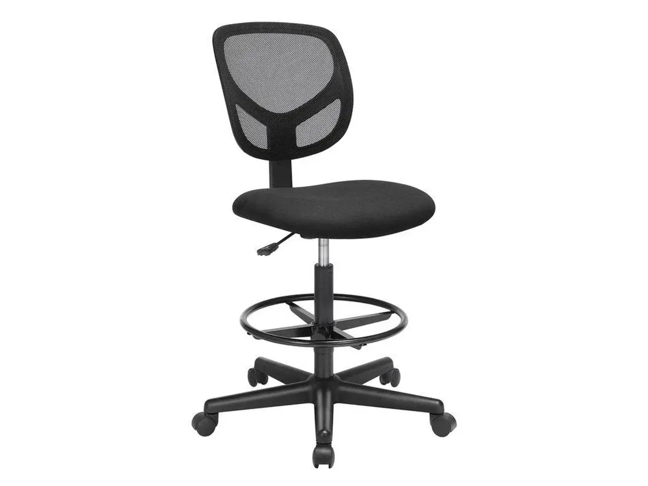 Billede 1 - Kontorstol med netryg Mesh Drafting, sort (OBN15BK)