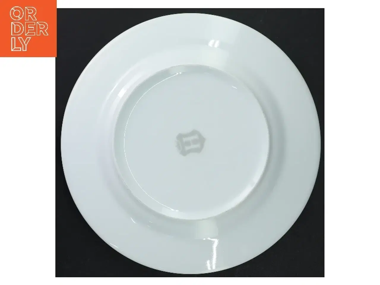 Billede 5 - Hvid porcelænstallerken, 5 stk, flade (str. 23 x 3 cm)