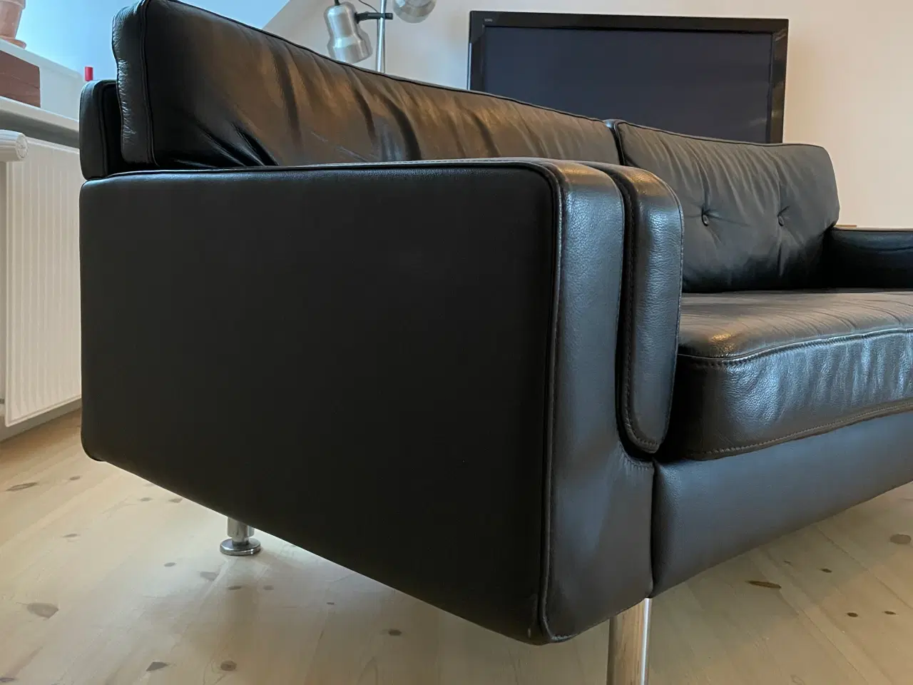 Billede 4 - vintage still Sofa læder 3 pers