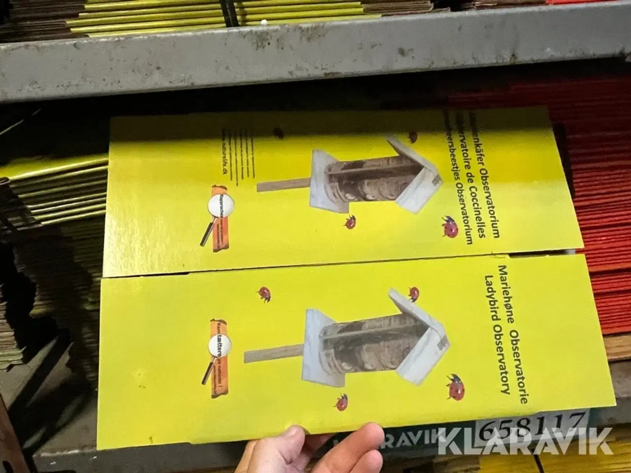 Billede 5 - Reol system med pakke papkasser.