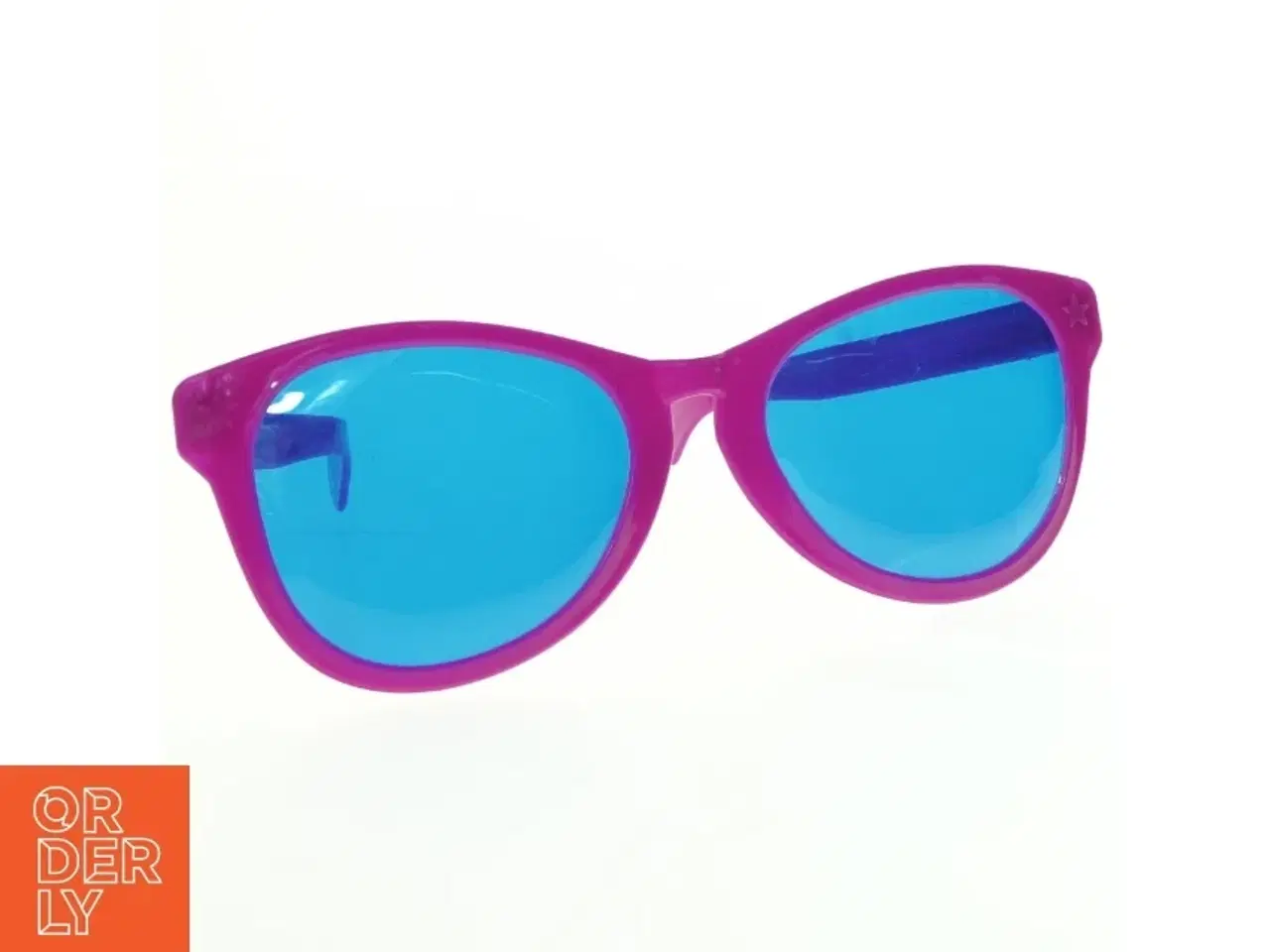 Billede 1 - Store Solbriller med lyserødt stel