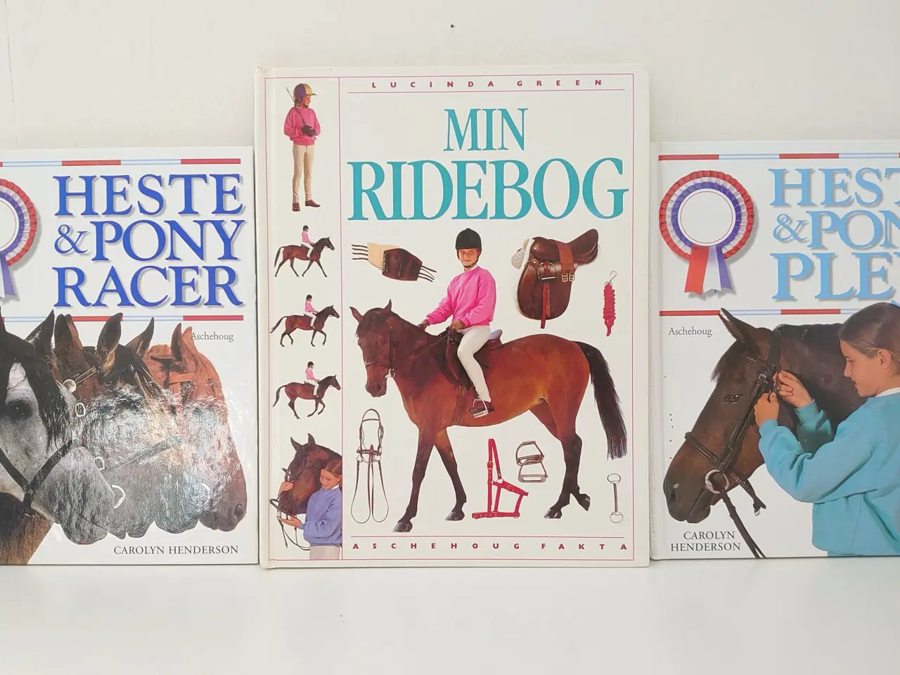 Billede 1 - Hestebøger:Min ridebog, heste og pony racer/pleje