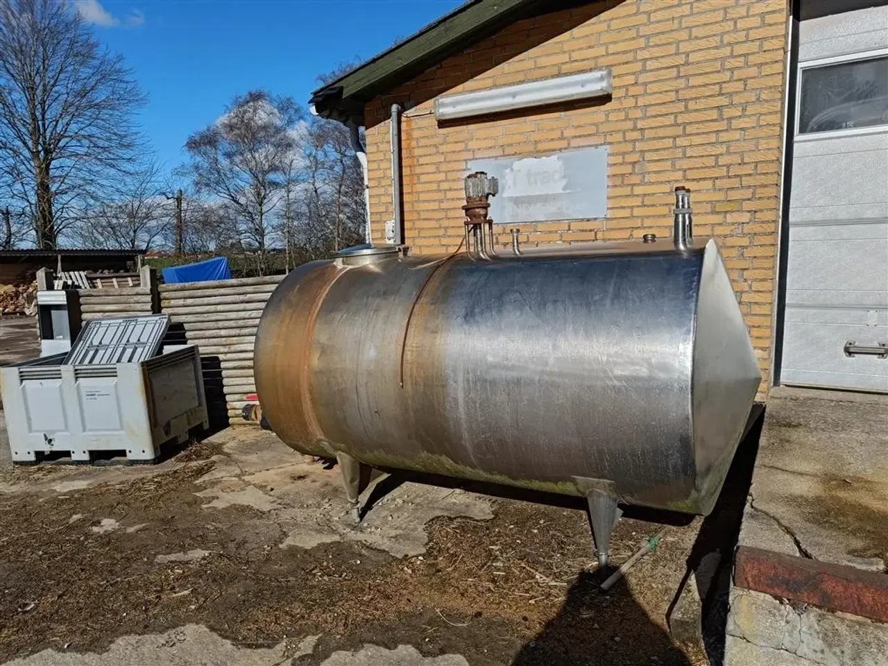 Billede 1 - - - - Vandbeholder rustfri 2500L