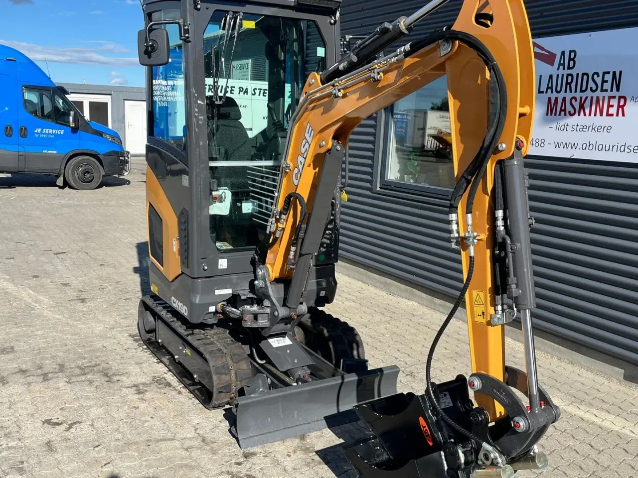 Billede 2 - Case CX19D Fabriksny maskine klar til brug.