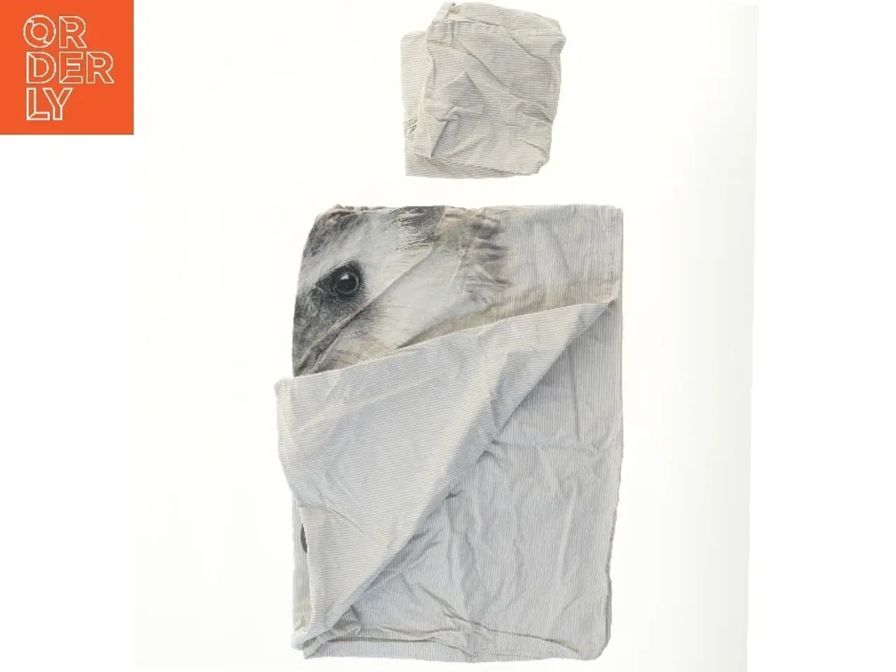 Billede 3 - Dynebetræk med pindsvinemotiv (str. 128x89 & 45x38 cm)