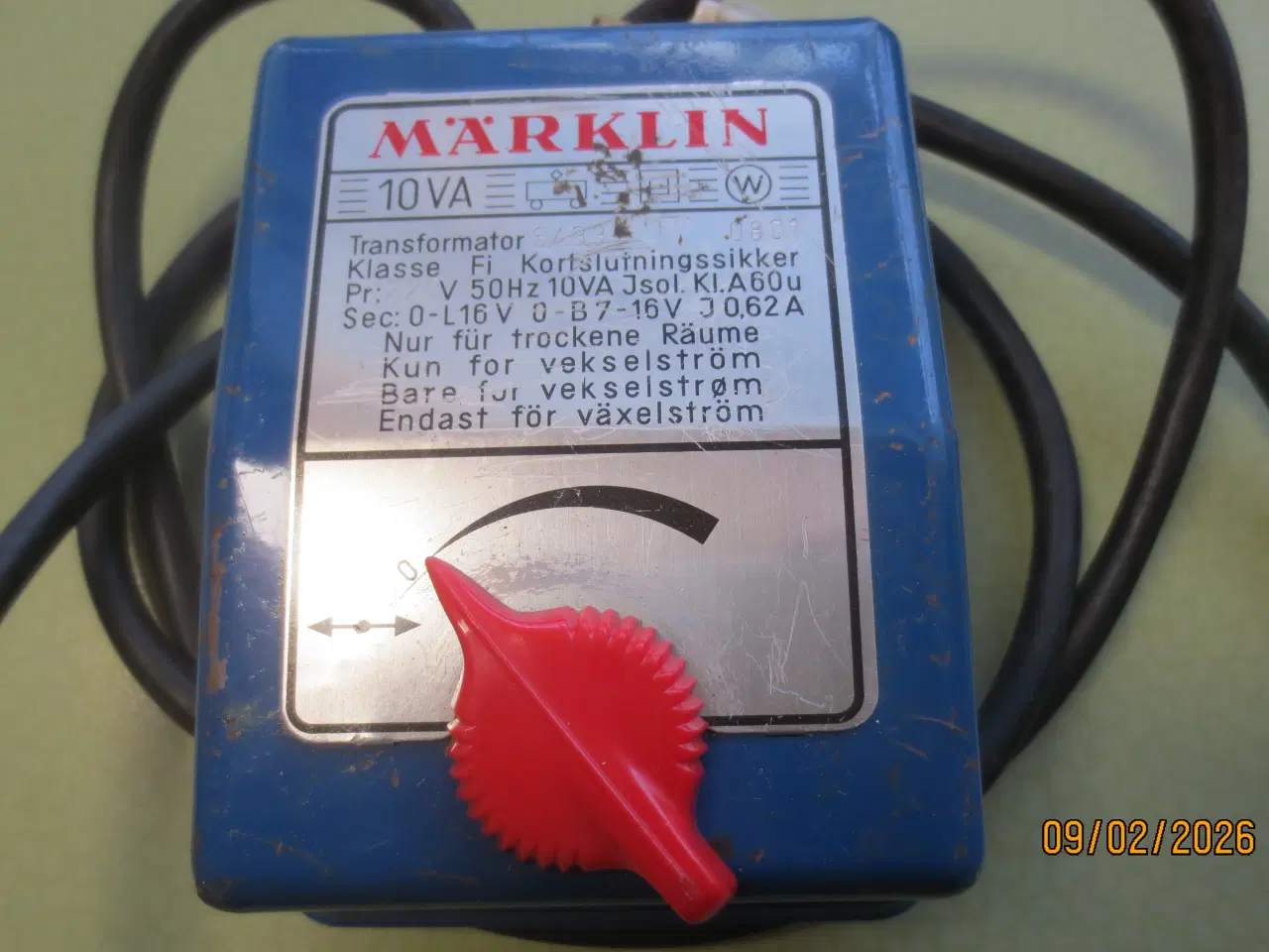 Billede 2 - 1 stk Modeltog Mærklin Transformer 