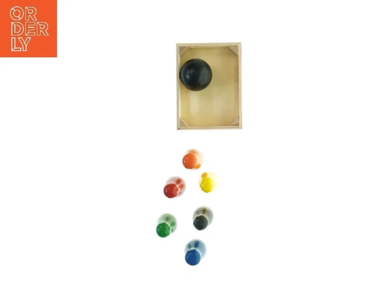 Billede 4 - Trækegle- og kuglesæt (str. Højde af kegle. 11 cm)