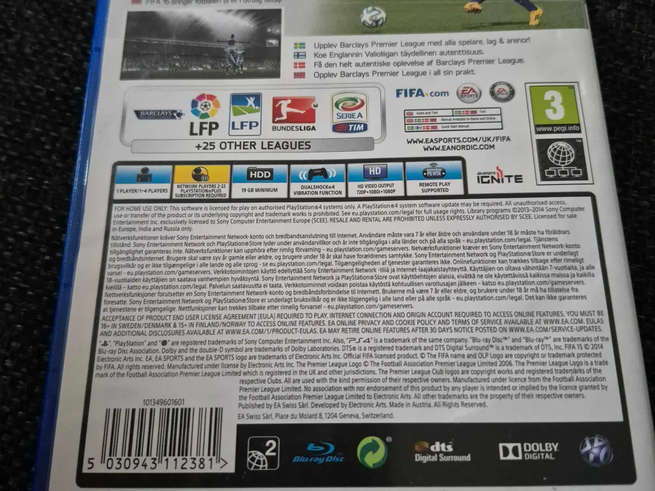 Billede 2 - Ps 4 spil ,fifa 15