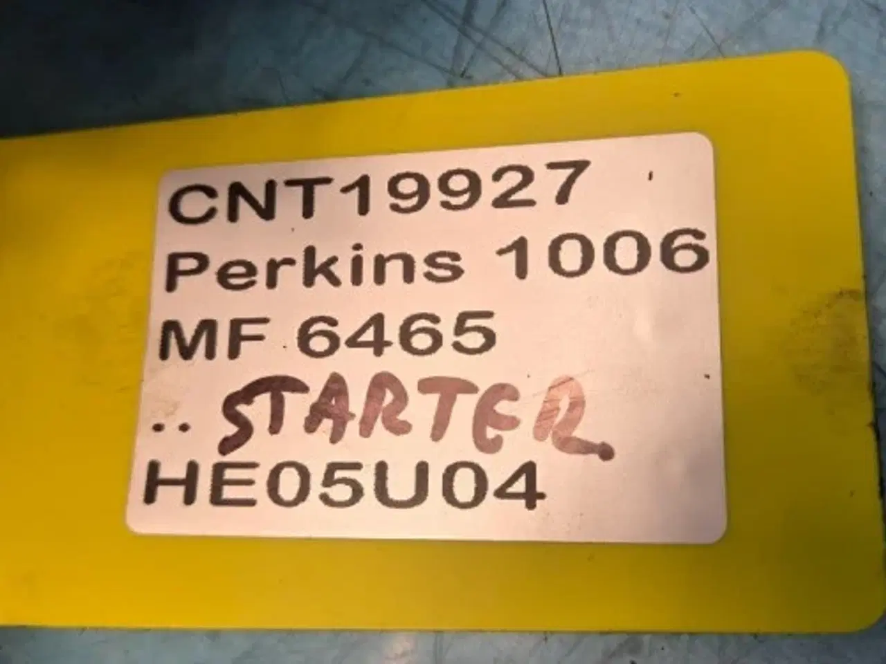 Billede 16 - Perkins 1006 Starter 