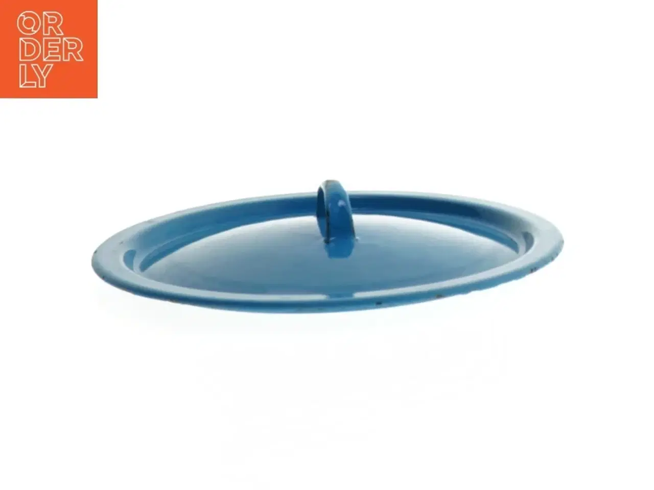 Billede 3 - Blå låg til gryde (str. Ø 20 cm)