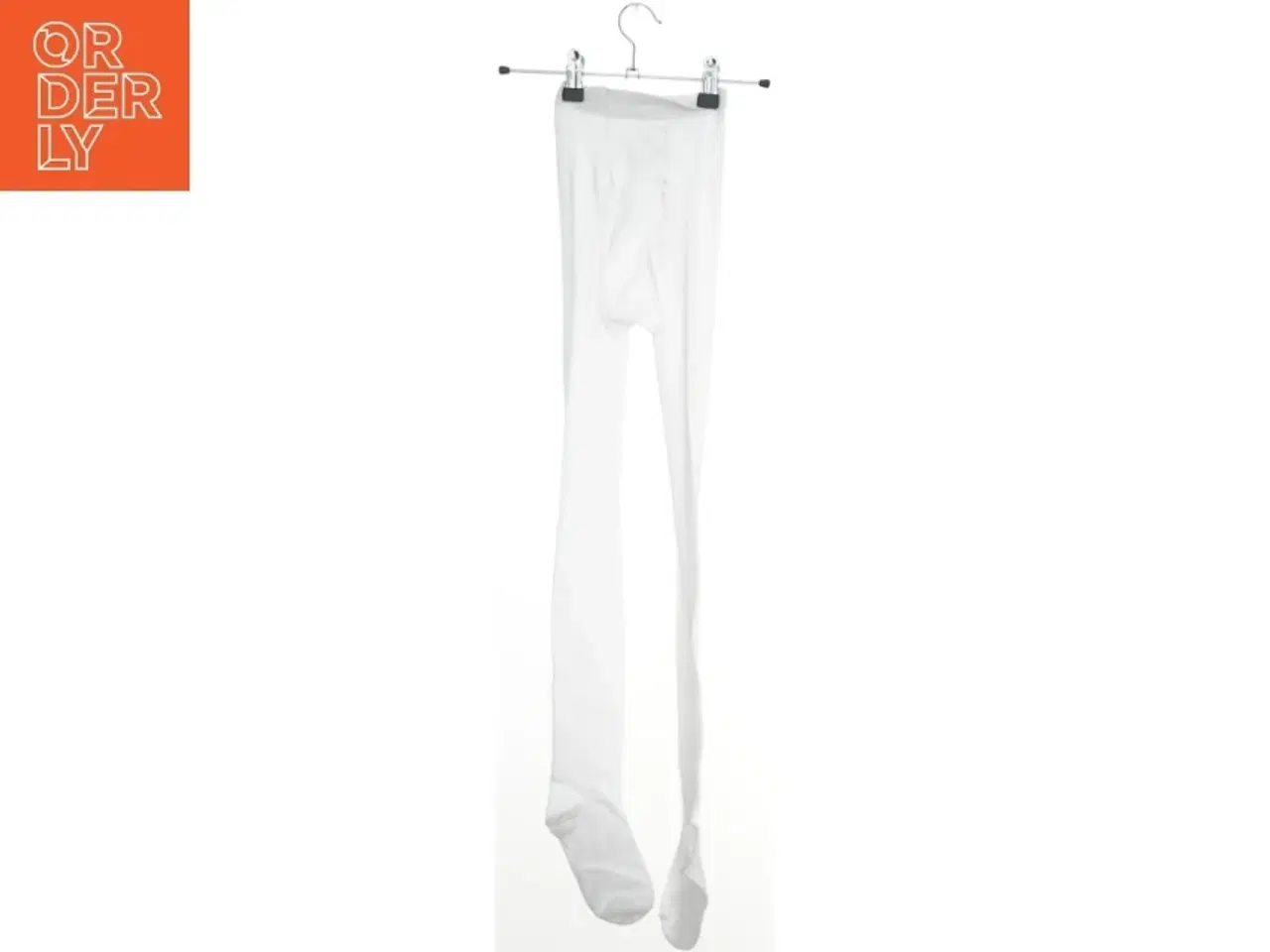 Billede 2 - Hvide strømpebukser (str. 134)