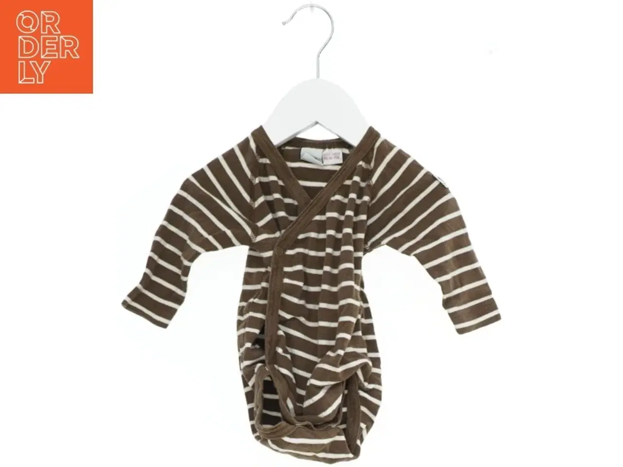 Billede 1 - Stribet bodystocking til baby fra Po.p (str. 62)