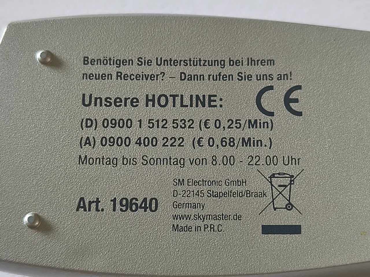 Billede 5 - Skymaster Fjernbetjening